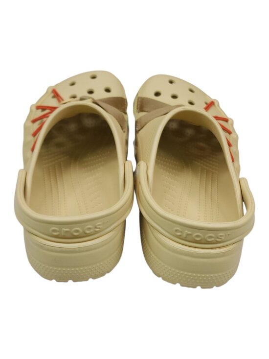 Crocs Classic Lockdown Clog Beige With Red Details Mens Size 10 Womens 12 main image 10